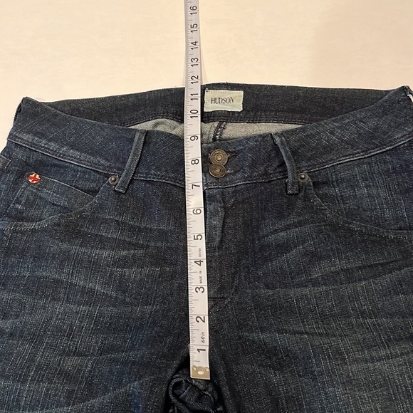 Hudson Collin Flap Skinny Jean Mid Rise Size 30 - Picture 4 of 16
